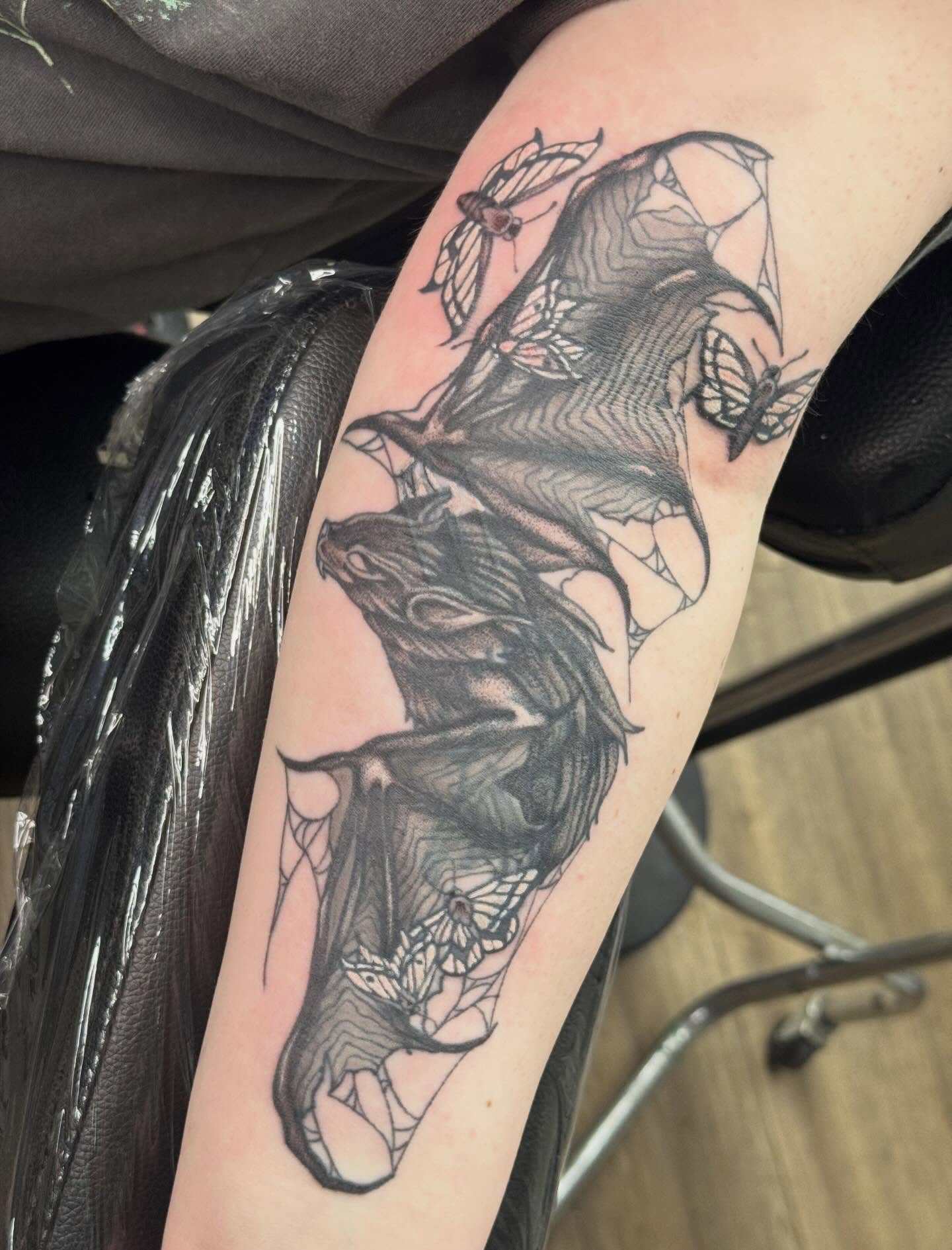 Some new tattoos by @selenastattoos
